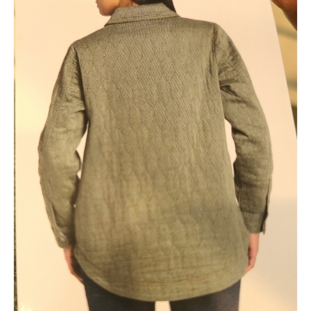 Jachs Girlfriend Size Small Woman’s Olive Green Quilted Jacket - Picture 8 of 13